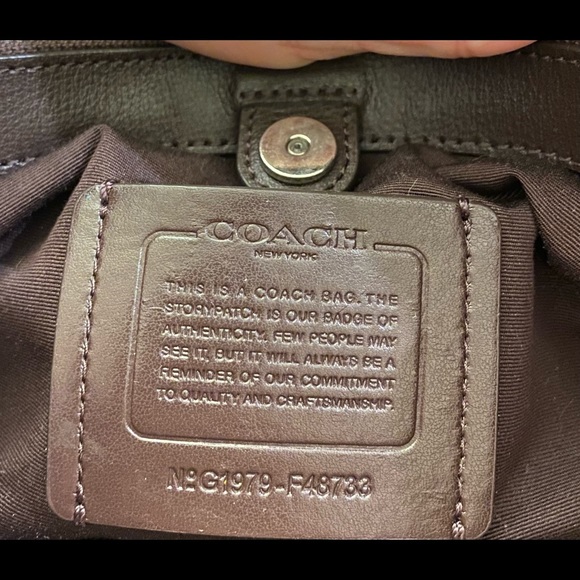 Coach Purse grey NEW - Picture 6 of 6